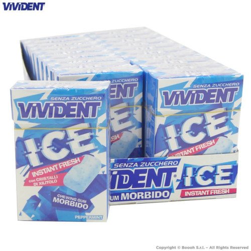 VIVIDENT ICE PEPPERMINT X20