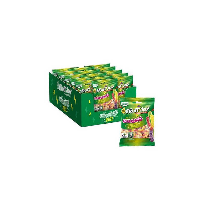 FRUIT JOY Sour Worm Tube 28x80g