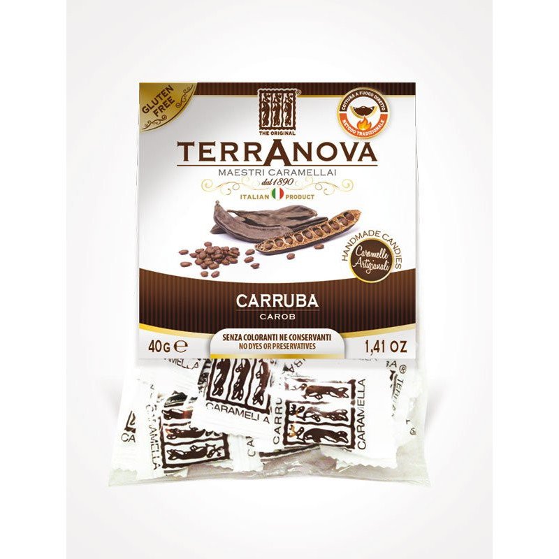 CARAMELLE TERRANOVA CARRUBBA BUSTA 40GR
