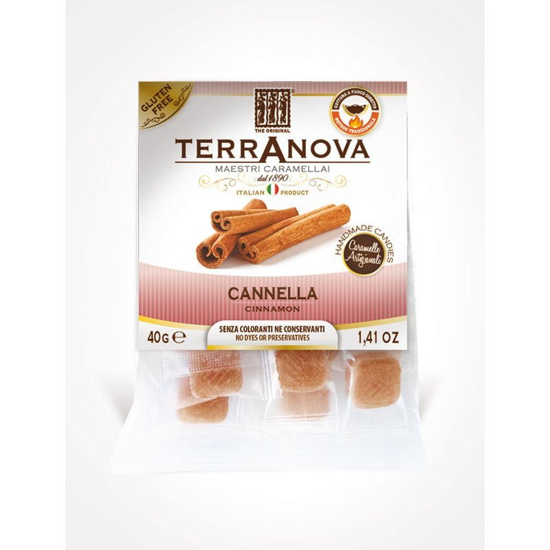 CARAMELLE TERRANOVA CANNELLA BUSTA 40GR