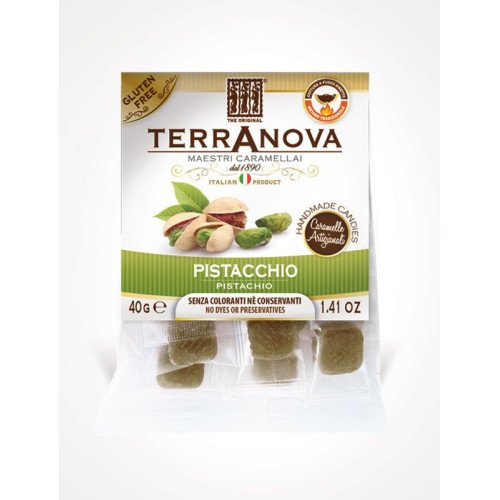 CARAMELLE TERRANOVA PISTACCHIO BUSTA 40GR