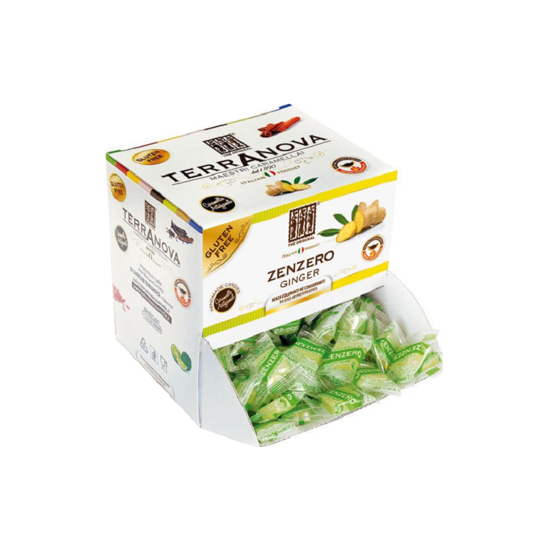 CARAMELLE TERRANOVA ZENZERO ESPOSITORE 1KG