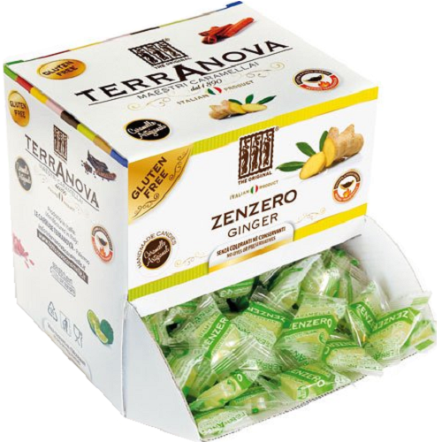 CARAMELLE TERRANOVA ZENZERO ESPOSITORE 1KG